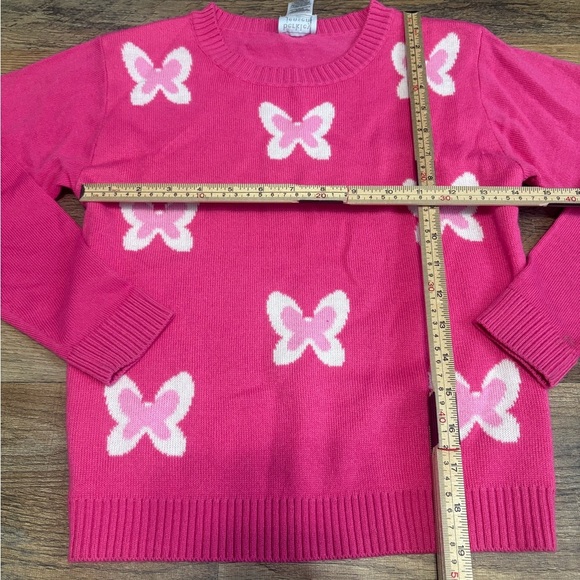 Pink Butterfly Sweater - Picture 3 of 4